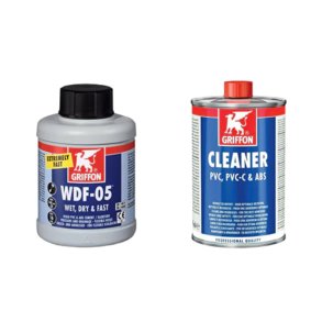 Lim, rens og værktøy til pvc