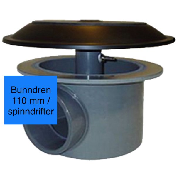 Bunndren 110mm med proff spinndrifter 