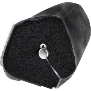 Nylon matte til damkanten / 1 meters bredde 