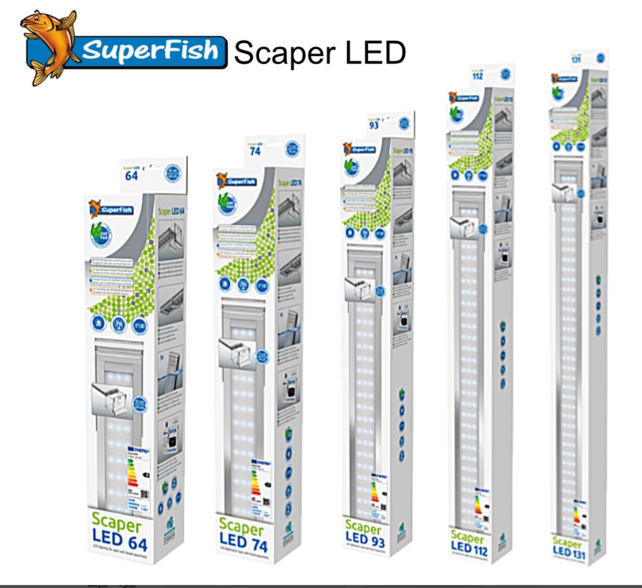 Akvarium Scaper LED-Lys 131 / 48w