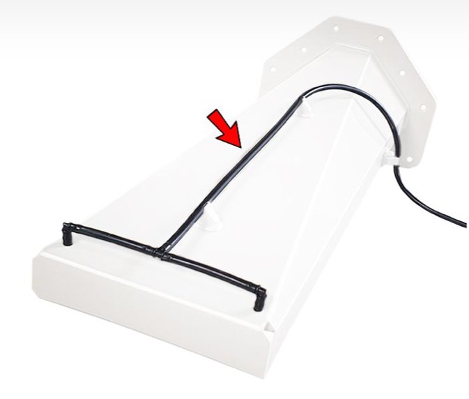 Ettermontering sett for automatisk spyling av mkkarenne i Trommelfilter 