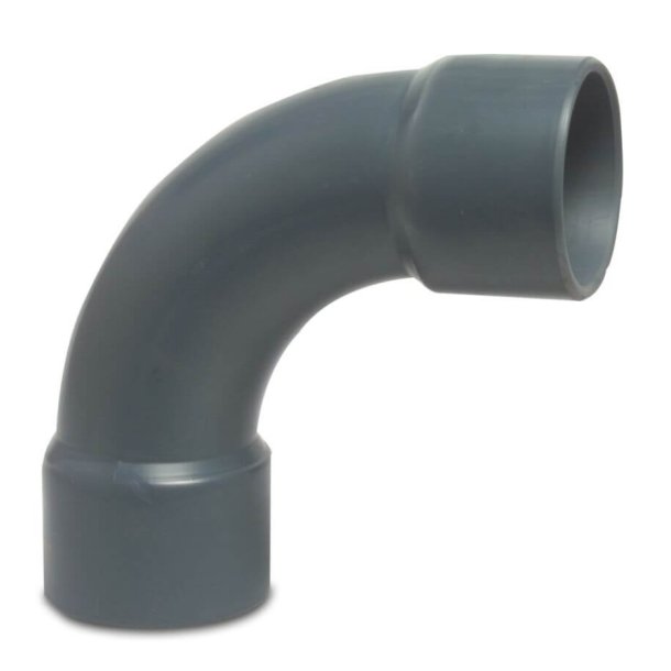Pvc 63mm slak albue 90grader