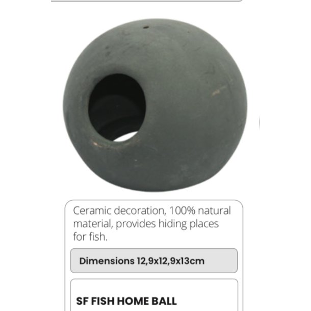 Keramikk hule Ball / M�rk 