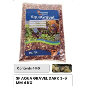 SF Aqua Gravel / 4kg / Dark 3-6mm 