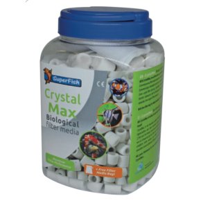Filtermedie Akvarie / Crystal Max  1 liter + filterbag 