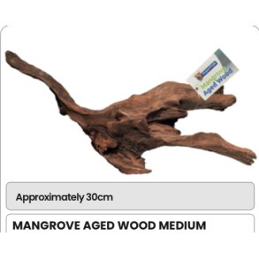 Akvarie rtter ekte / Mangrove M ca 30cm 