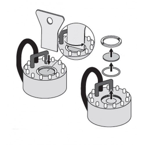 Membran kit til tkemaskin / superfish 