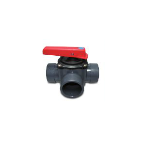 3-veis roterende disk ventil 50/63mm