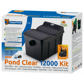 PondClear 12000 filtersett med Pumpe og UV-C
