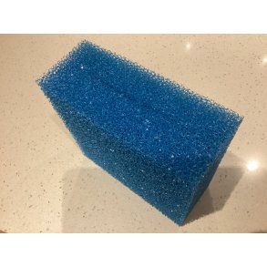 Filtersvamp bl� universal / Grov / 8x20x20 cm 