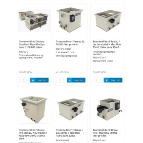Avansert filtertekknikk / Se under Trommelfilter .. 