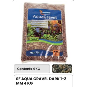 SF Aqua Gravel / 4kg / Dark 1-2mm 