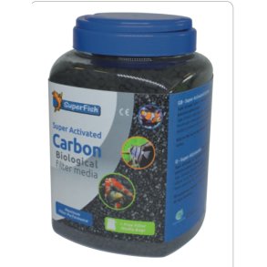 Filtermedie Akvarie / Aktiv Carbon 1 liter + filterbag 