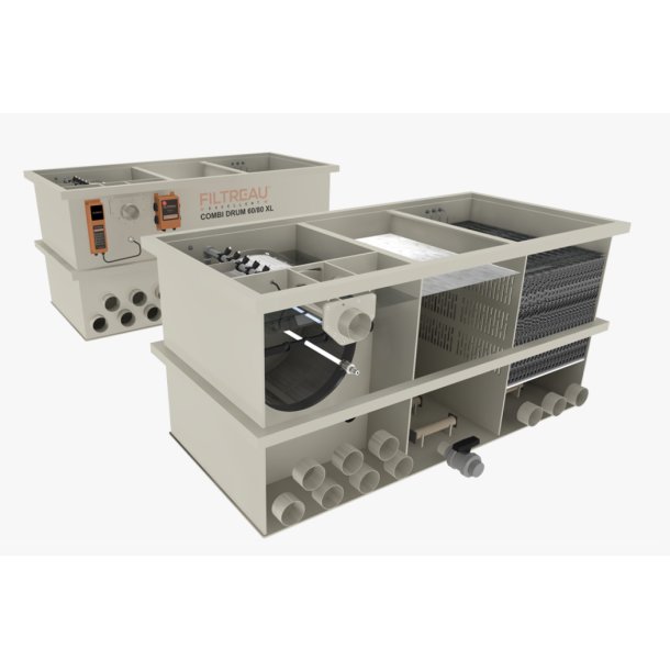 Trommelfilter Filtreau Excellent Max 80m3 pr time / 160.000 l dam 