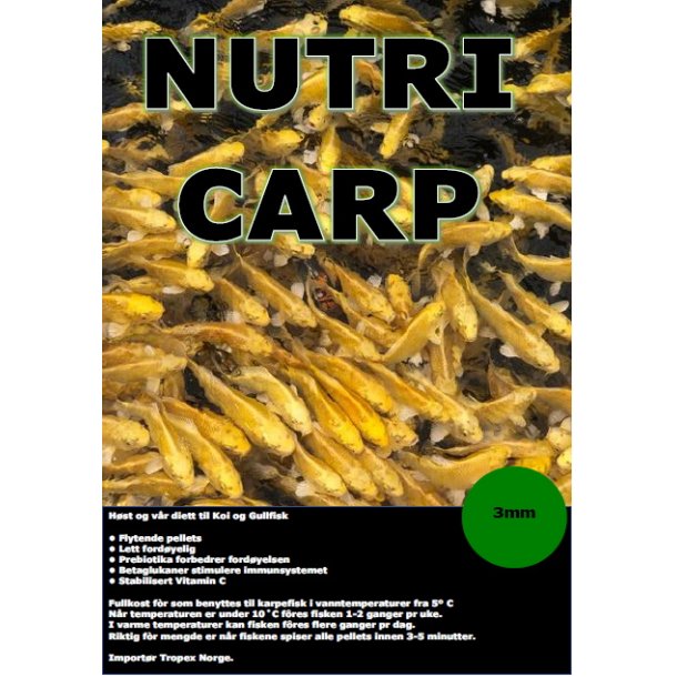 Nutri Carp 3mm 15kg