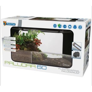 Paludra 60 / Plantscaping Paludarium - Komplett sett med  LED & Pumpe
