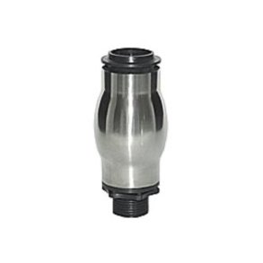 Skumdyse fontenehode / Rustfri 