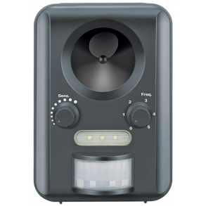 Elektronisk dyreskremmer med lyd og lys