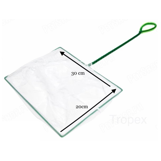 Akvarie hov 20x30cm / finmasket nett. 
