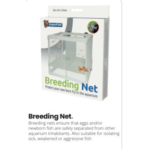 Superfish net til separering av fisk i akvarium / (160X142X152 MM)