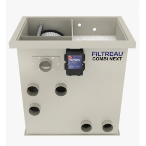 Trommelfilter  Filtreau Pro combi / h�y modell / Max flow 30m3 / 60m3 dam . Ny verson 2026 