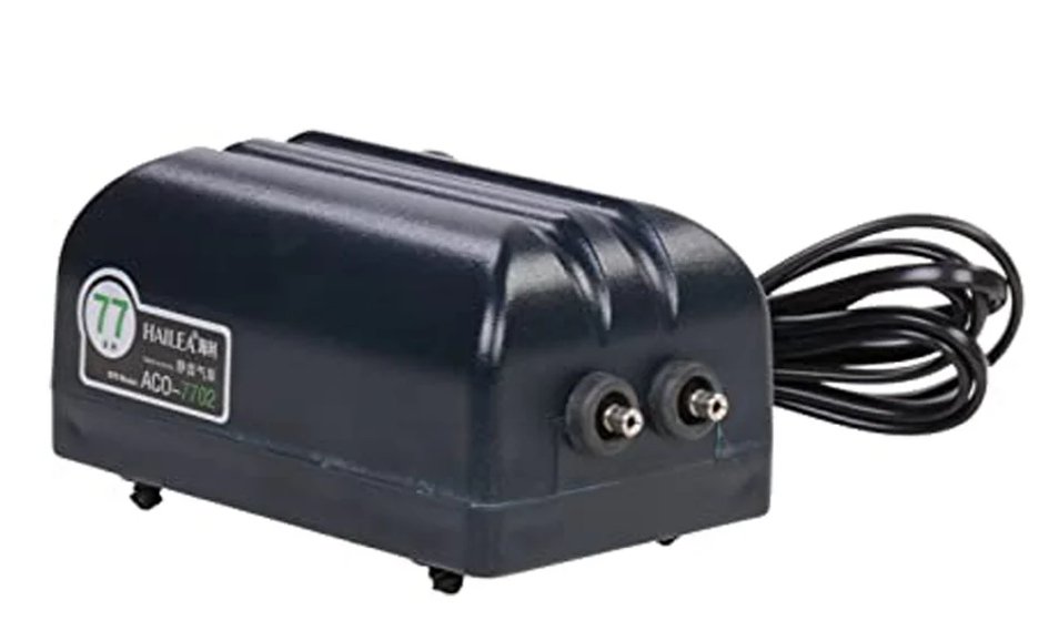 Akvarie Luftpumpe 2 utganger 