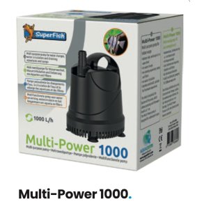 Akvarie pumpe Power Multi 1000  Liter/timen 