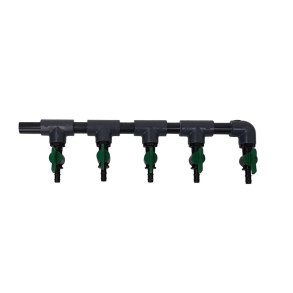  20mm Luftmanifoil 5-veis pvc / 8mm / 20 