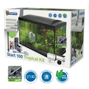 Akvarie pakke  START 100 / hvit 