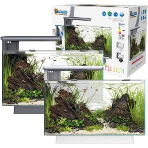 Akvarium Quadro 40 Multi Color  / Superfish / Hvit modell 