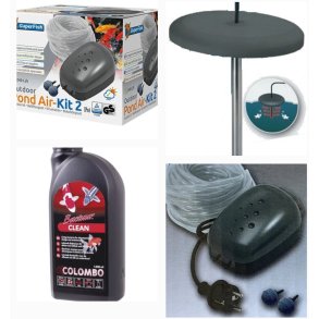 Vintersikrings pakke til mindre gullfisk dammer.