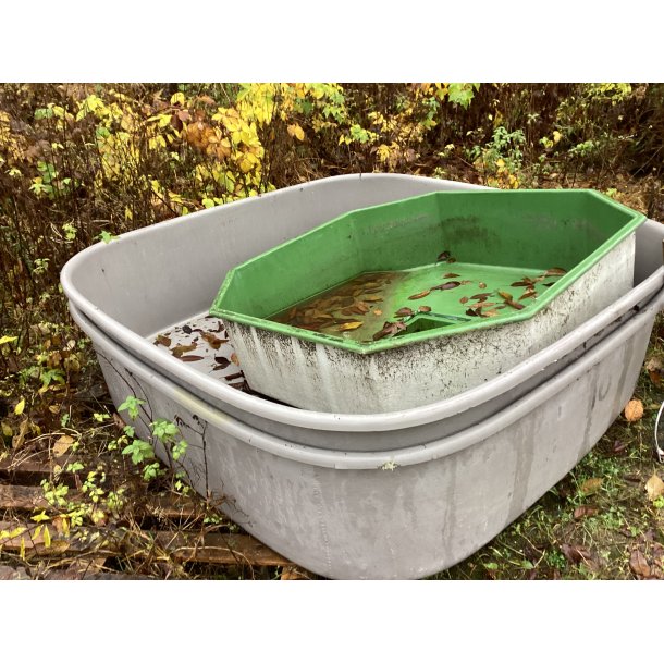 Oppdrettskar Glassfiber ca 500 liter / Brukt 