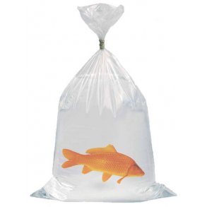 Pose til frakt av akvariefisk /  FISH BAG ROUND SEAL 40X70CM + 2 Syltestrikk