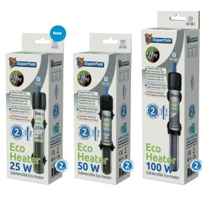 Akvarie Varmekolbe Eco Superfish 50watt / 20-50L