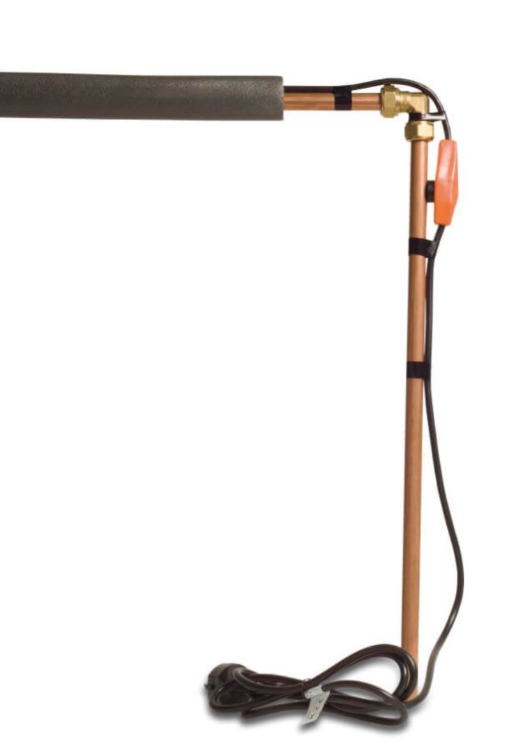 Frostsikring 4 meter kabel / 16watt pr meter = 64watt 