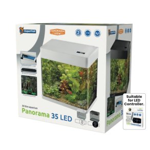 Akvarie sett  / Startpakke  Panorama 35 / Hvit 