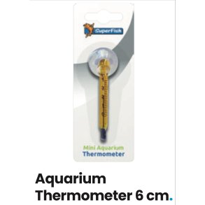 Akvarie termometer 6cm 