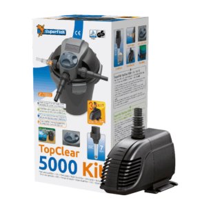 TopClear 5000 trykkfiltersett med Pumpe og UV-C
