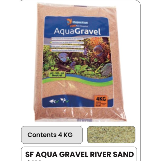 SF Aqua Gravel / 4kg / River sand 