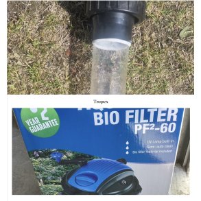 Quartsglass til trykkfilter TPF 60 / 24w 