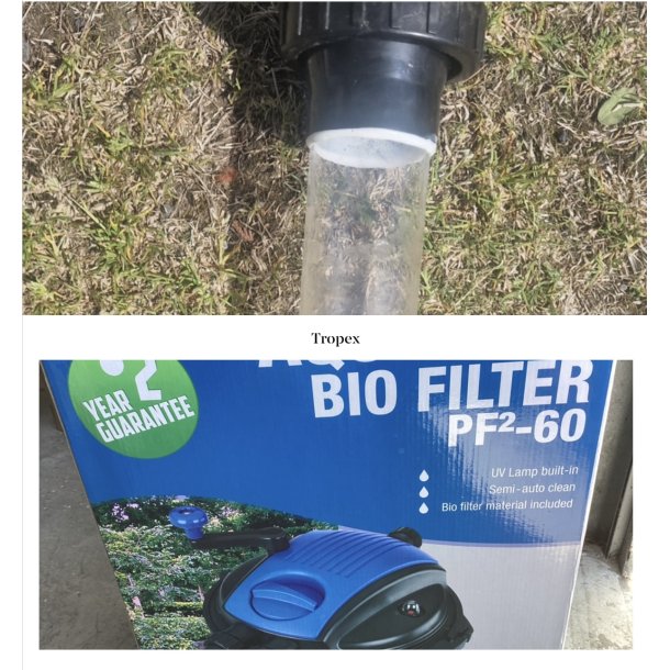 Quartsglass til trykkfilter TPF 60 / 24w 