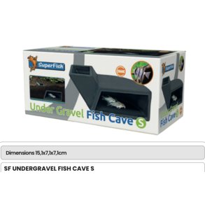 Undervannsgrotte for fisk Small 