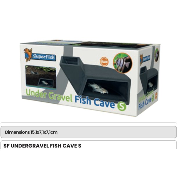 Undervannsgrotte for fisk Small 