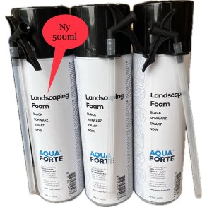  Landskapsskum Brun-gr�-sort / Black Foam  500ml / Aquaforte 