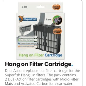 Hang on filter patron x 2