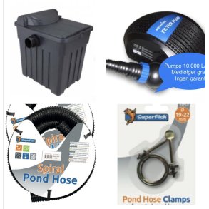 BioBox BF25.000 filter med 18watt UV-C /  konomi pakke 