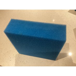 Filtersvamp bl� universal / Fin / 8x20x20 cm 