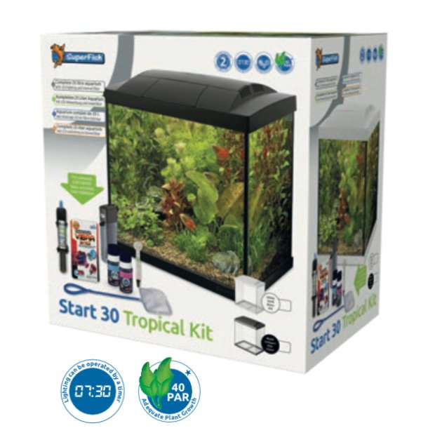 Akvarie pakke  START 30 / hvit 