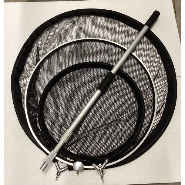 Nautic pro h�v sett / 1 stk teleskop 120-305cm + 3 stk nett /  � 60-80-100cm 