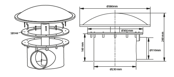 Bunndren 110mm  fra Yamamatsu 
